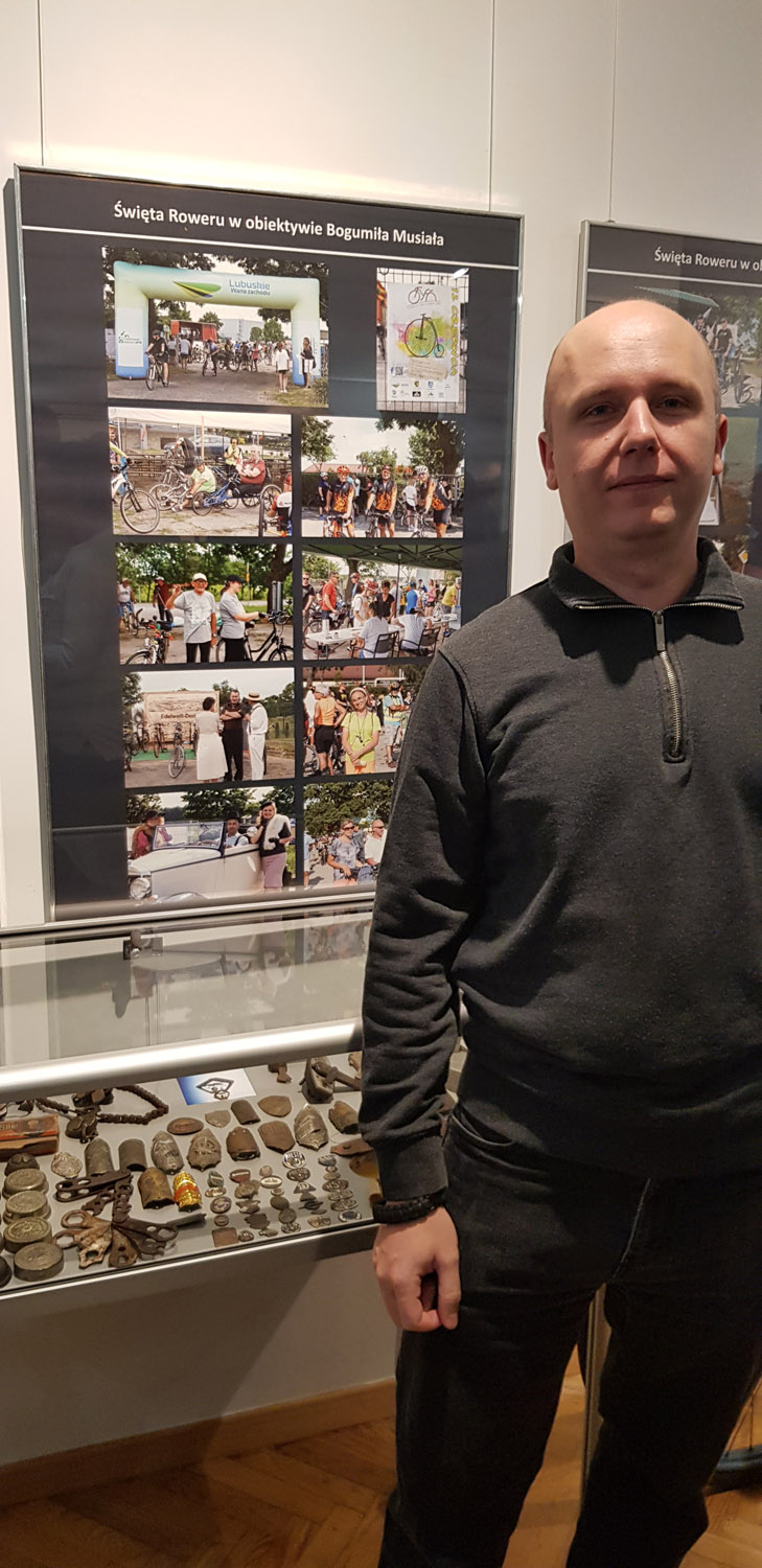Współtworzona przez SPZO wystawa ,,Rowerowe historie” w Muzeum Miejskim w Nowej Soli, 2023 rok, fot. ze zb. SPZO